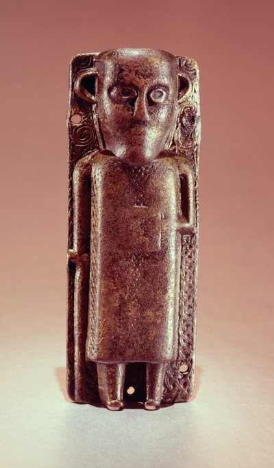 Figure of an ecclesiastic, Aghaboe, County Laois by Celtic
